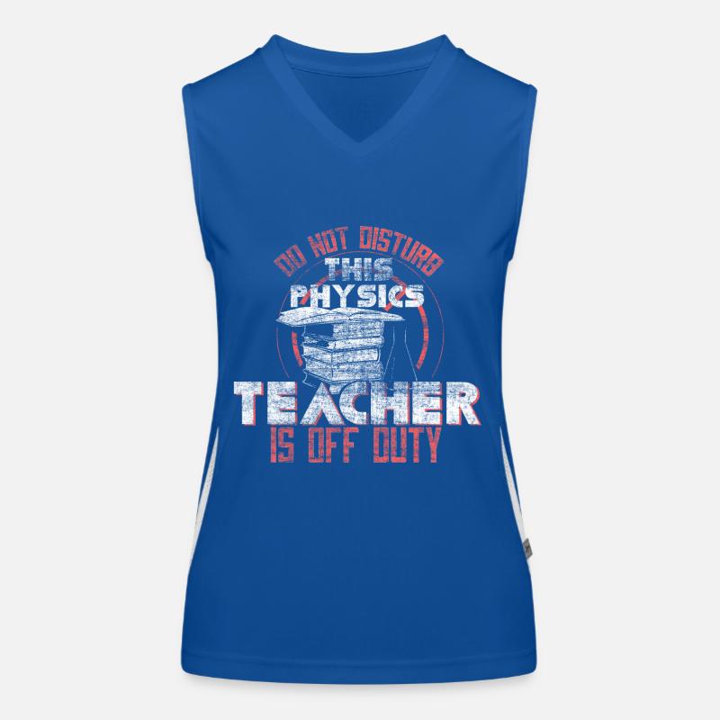 Physik Lehrer Funktionelles Kontrast-Tank Top für Frauen