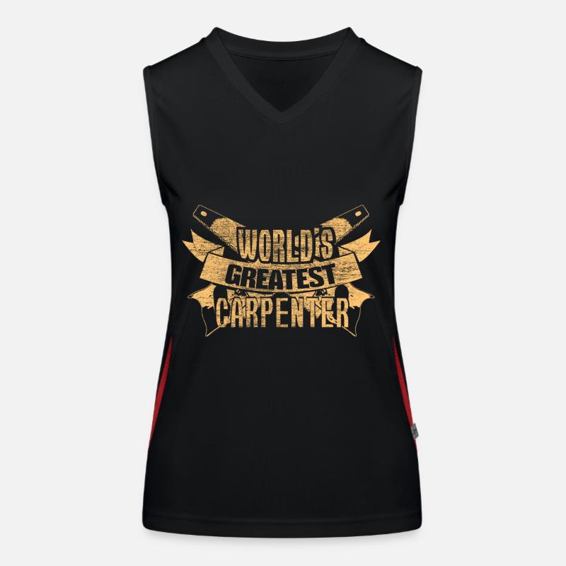 Carpenter wood Women's Functional Contrast Tank Top