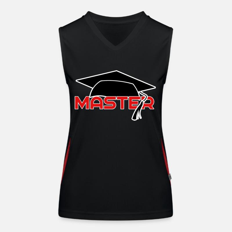 teacher master Funktionelles Kontrast-Tank Top für Frauen