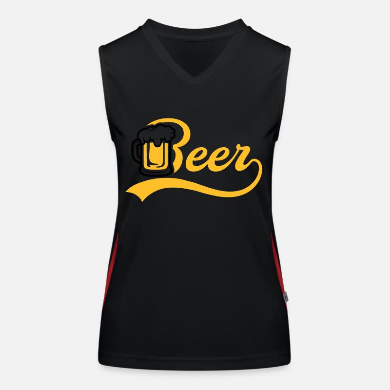 Krug Beer Funktionelles Kontrast-Tank Top für Frauen