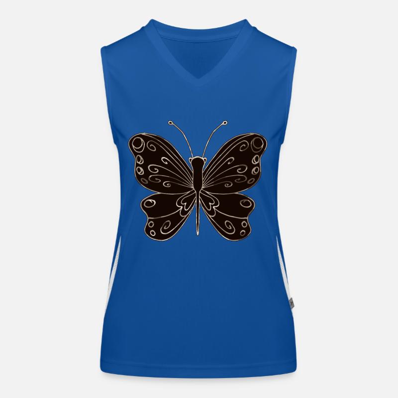 Papillon Débardeur respirant contrasté Femme