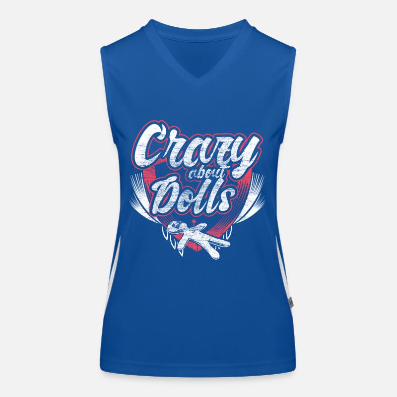 Voodoo Magic Drôle Débardeur respirant contrasté Femme