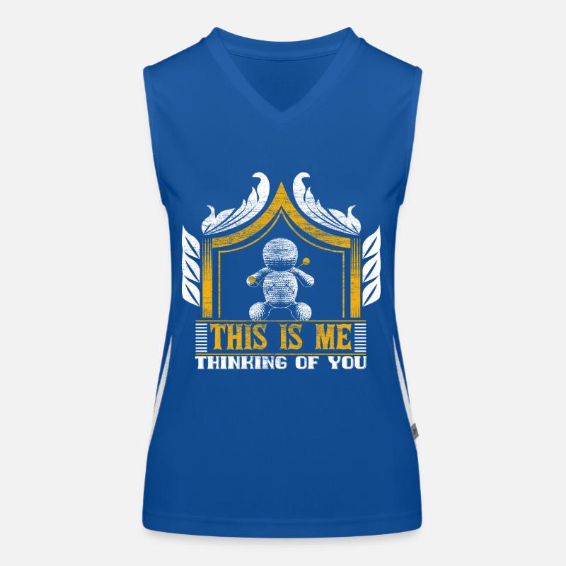 Voodoo Magie Spruch Geschenk Funktionelles Kontrast-Tank Top für Frauen