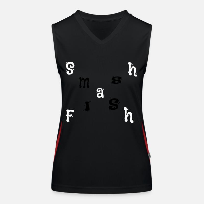 Smash Flash Design Women's Functional Contrast Tank Top