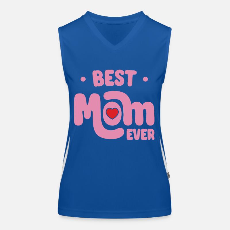 Beste Mutter aller Zeiten Funktionelles Kontrast-Tank Top für Frauen