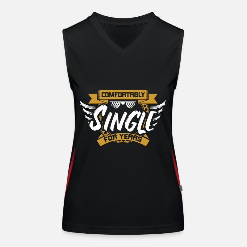 Single Independent Relationship Women's Functional Contrast Tank Top