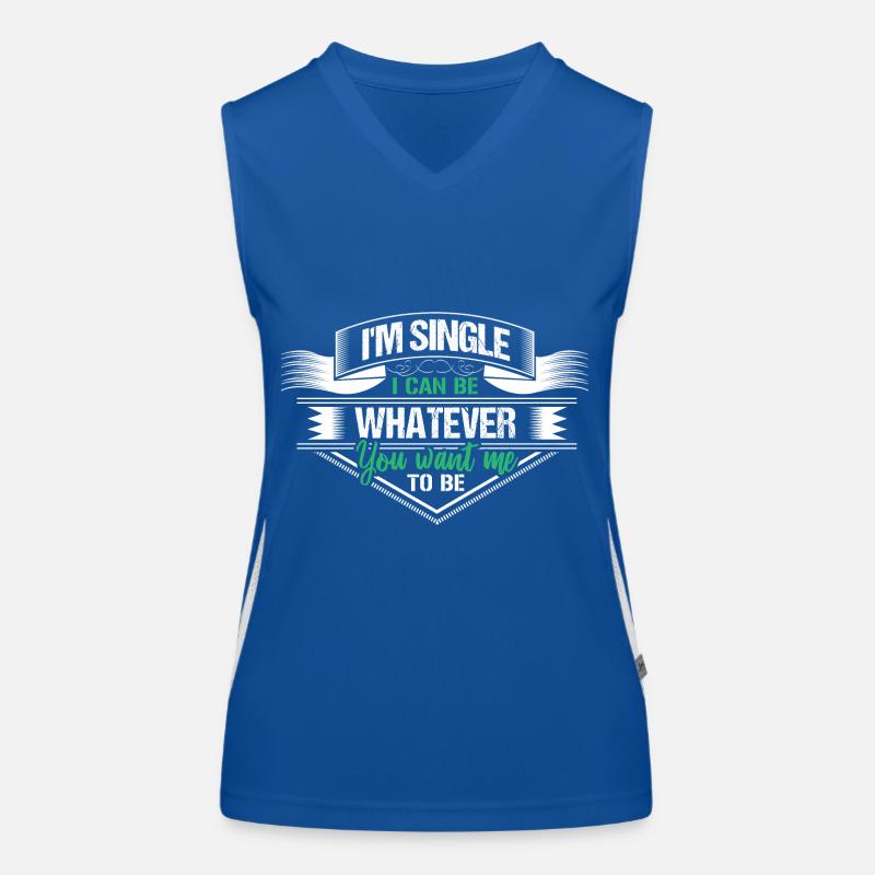 Single Solo Beziehung Geschenkidee Funktionelles Kontrast-Tank Top für Frauen