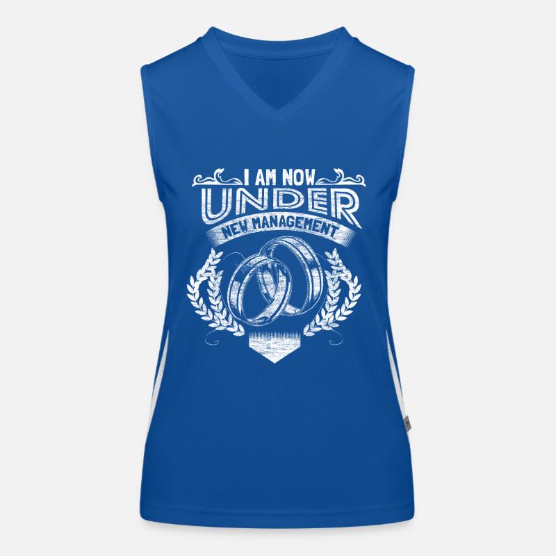 Ehe Ehemann Ehering Geschenk Funktionelles Kontrast-Tank Top für Frauen