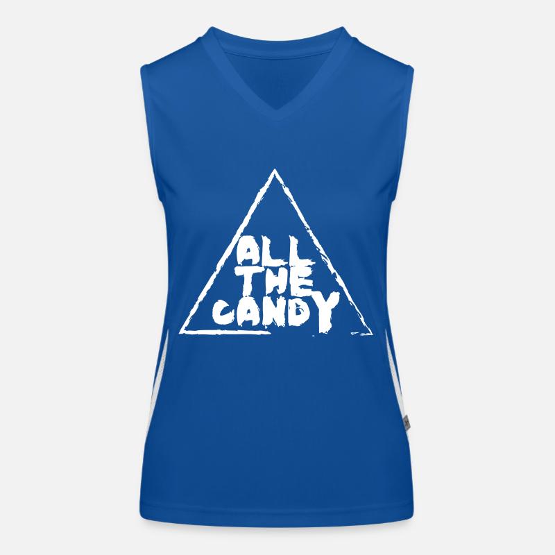 ALL THE CANDY Funktionelles Kontrast-Tank Top für Frauen