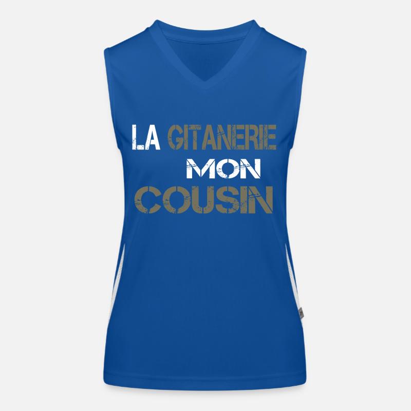 La gitanerie mon cousin Débardeur respirant contrasté Femme