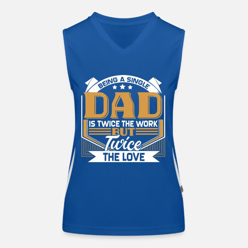 Alleinerziehender Vater Dad Geschenk Funktionelles Kontrast-Tank Top für Frauen