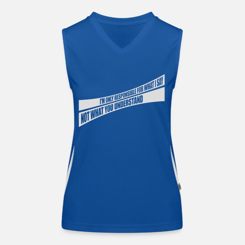 ce que je dis citation Débardeur respirant contrasté Femme