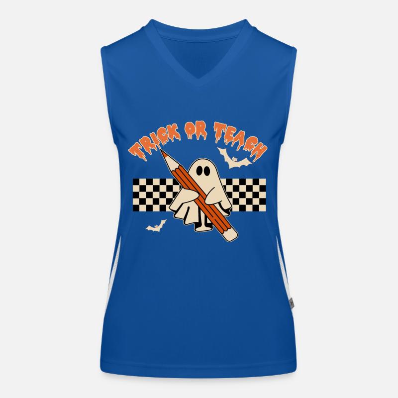 Trick Or Teach Funktionelles Kontrast-Tank Top für Frauen