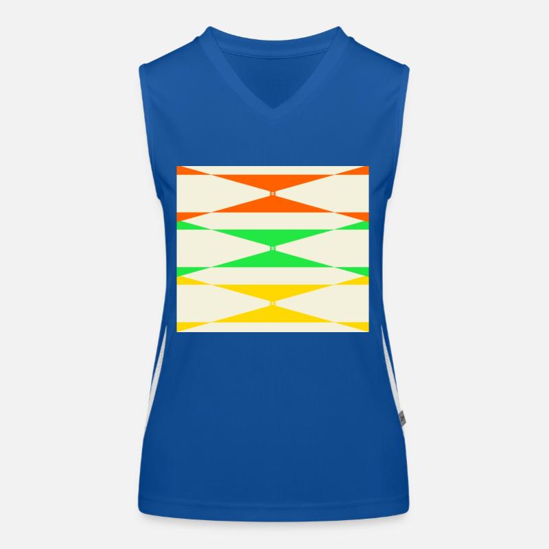 Farbecke Funktionelles Kontrast-Tank Top für Frauen