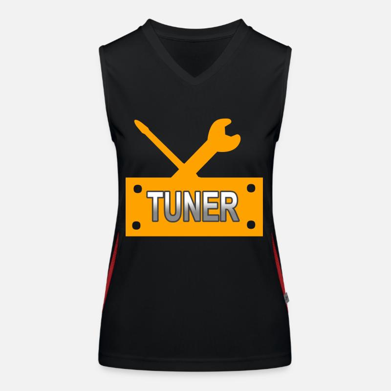 Auto Funktionelles Kontrast-Tank Top für Frauen