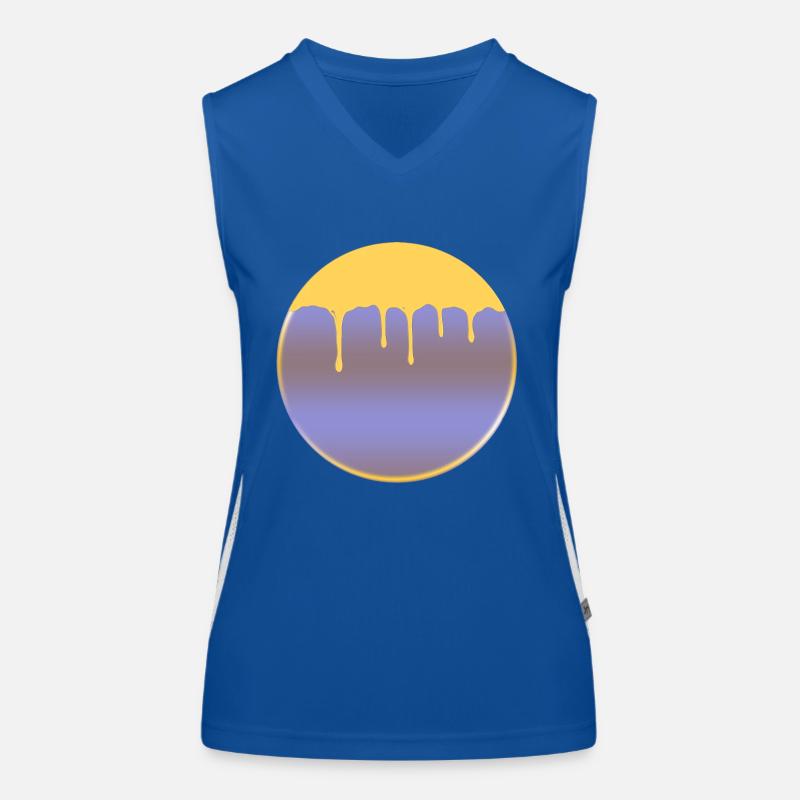 Es läuft Funktionelles Kontrast-Tank Top für Frauen