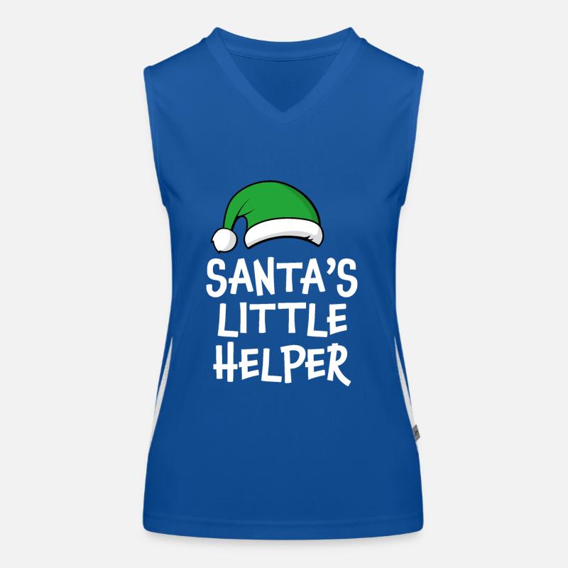 Santa's Little Helper Women's Functional Contrast Tank Top