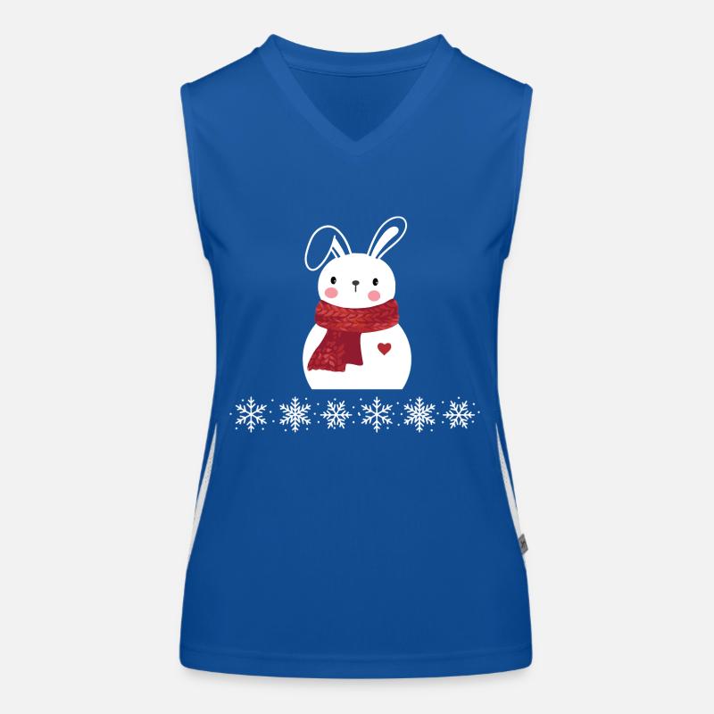 Lapin de Noël Débardeur respirant contrasté Femme