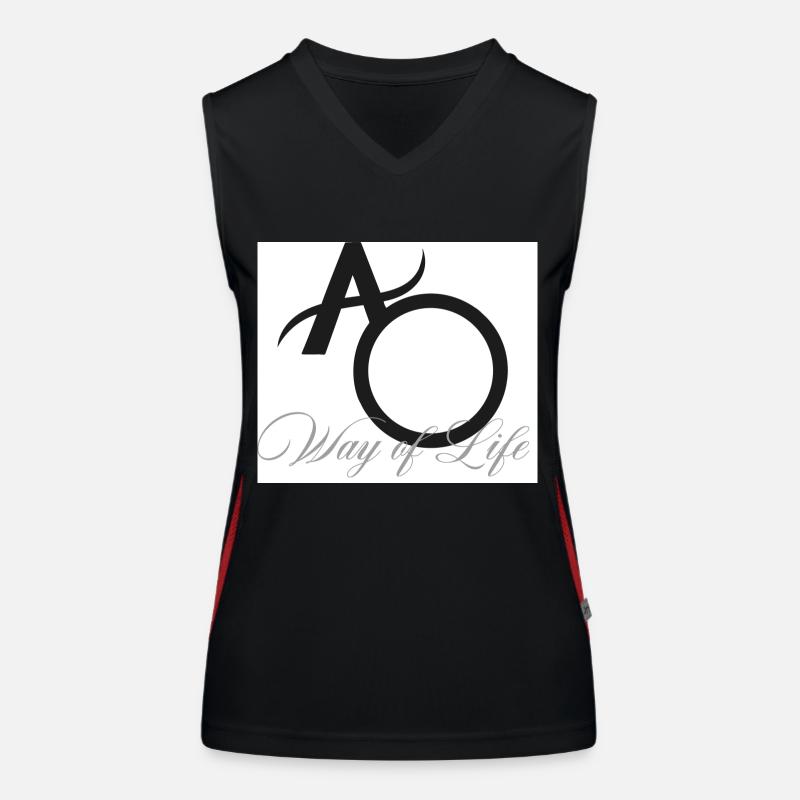 AO Bekleidung Funktionelles Kontrast-Tank Top für Frauen
