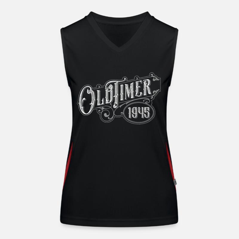 Oldtimer Funktionelles Kontrast-Tank Top für Frauen