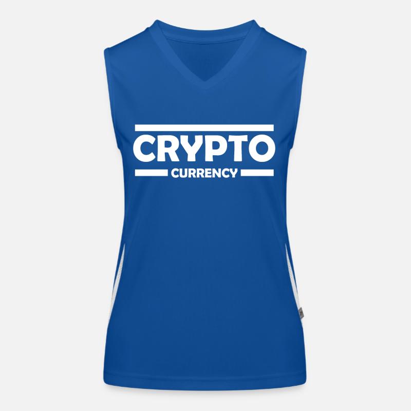 Bitcoin Trading Crypto Stocks Débardeur respirant contrasté Femme