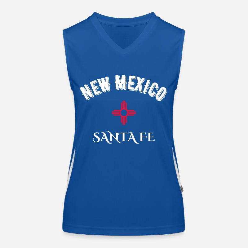 New Mexico Santa Fe Funktionelles Kontrast-Tank Top für Frauen