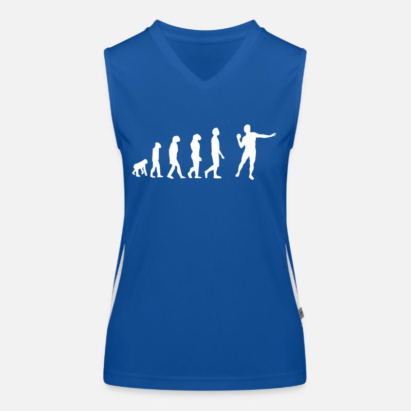 Evolution des Gewichtswurfs Funktionelles Kontrast-Tank Top für Frauen