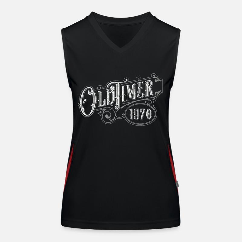 Oldtimer Funktionelles Kontrast-Tank Top für Frauen