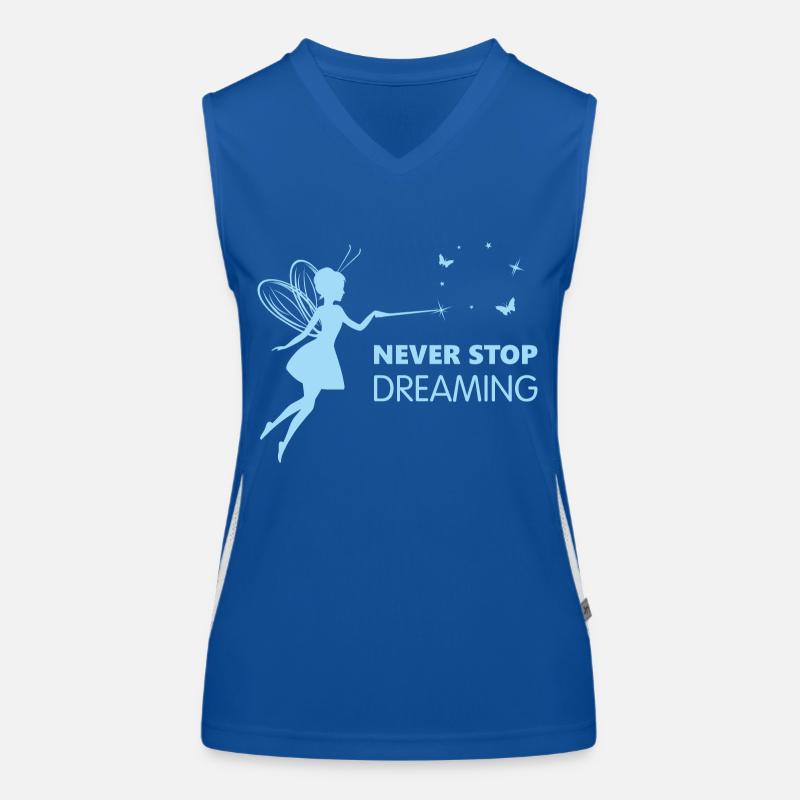 Never stop dreaming Women's Functional Contrast Tank Top