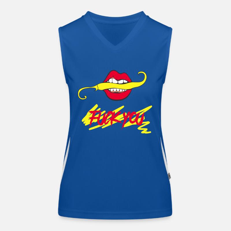 Fick dich Funktionelles Kontrast-Tank Top für Frauen