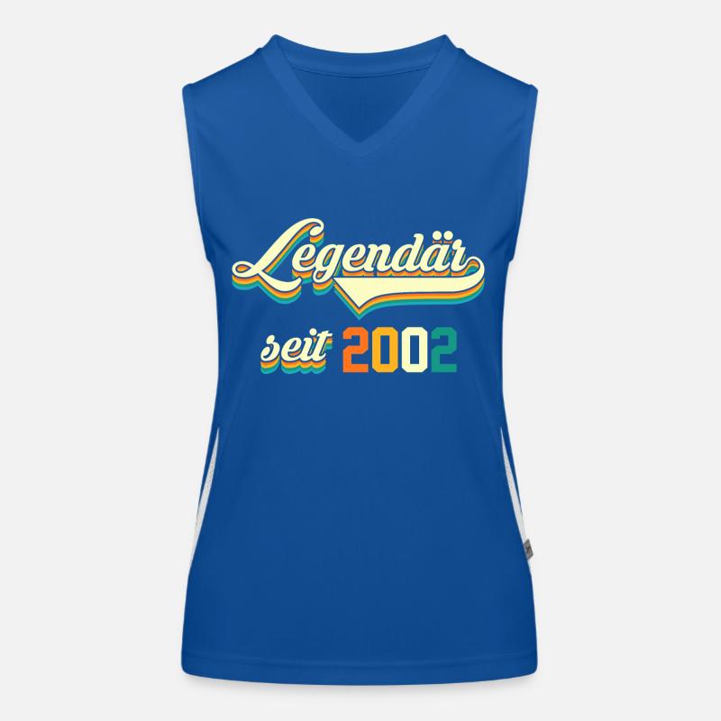 2002 21 Jahre Geburtstag Funktionelles Kontrast-Tank Top für Frauen