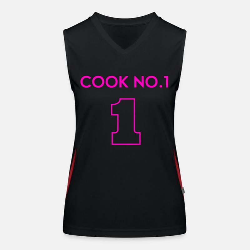 Chef number one - -starred chef Women's Functional Contrast Tank Top