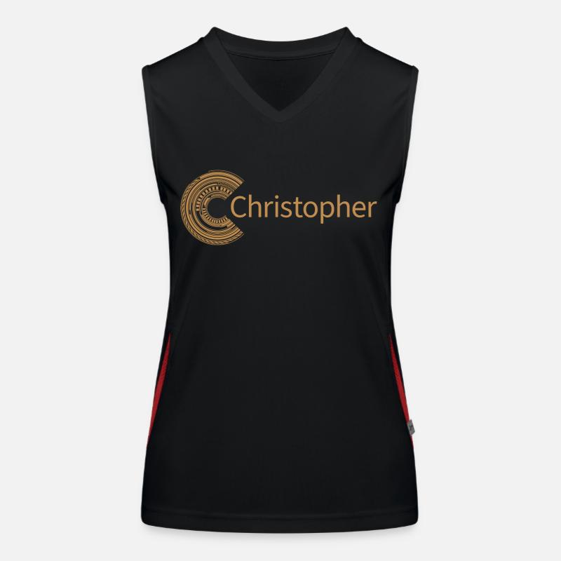 Pour Christopher Débardeur respirant contrasté Femme