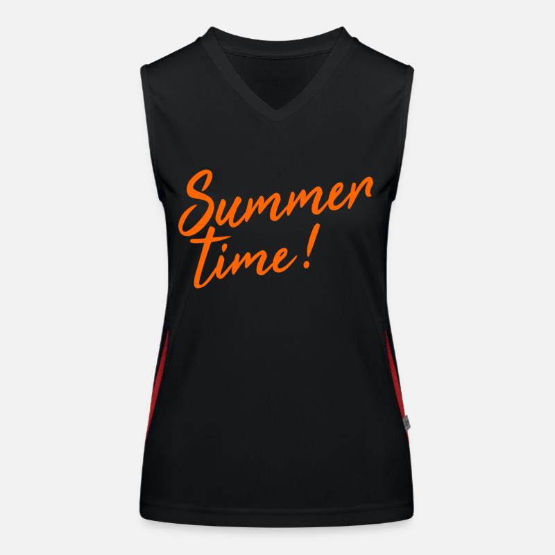 summer time! Funktionelles Kontrast-Tank Top für Frauen