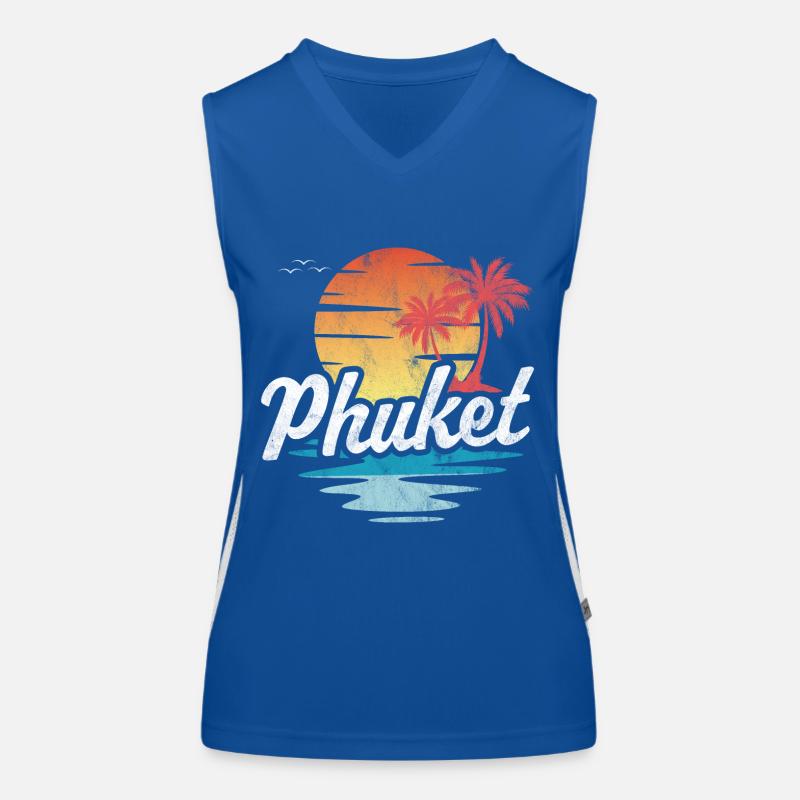 Phuket Funktionelles Kontrast-Tank Top für Frauen
