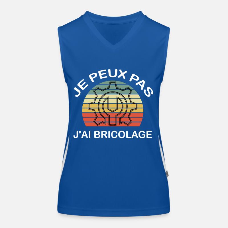 Je peux pas j'ai Bricolage Débardeur respirant contrasté Femme