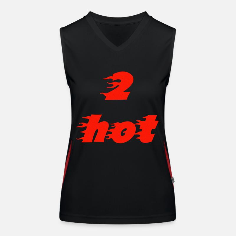 2 Chaud Débardeur respirant contrasté Femme