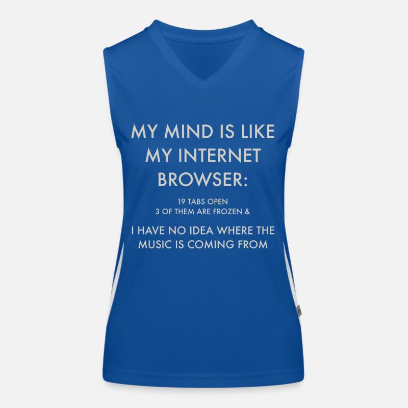 MY MIND Women's Functional Contrast Tank Top