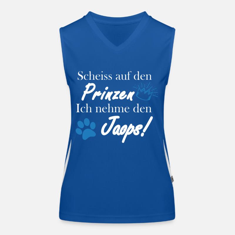 Scheiss auf den Prinzen, ich nehme den Jaops! Funktionelles Kontrast-Tank Top für Frauen