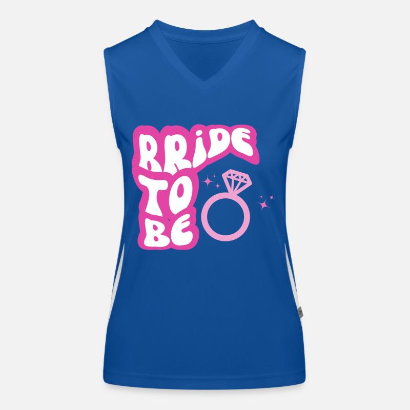 Bride to be pink Women's Functional Contrast Tank Top