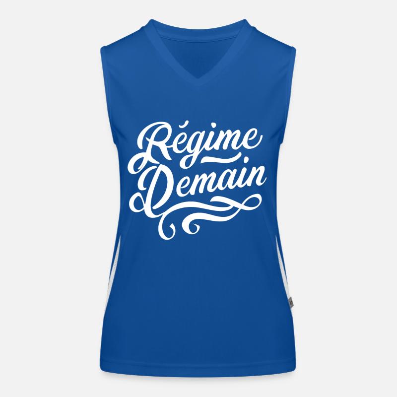 Régime demain Débardeur respirant contrasté Femme