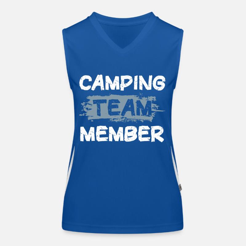 L’équipe du camping Débardeur respirant contrasté Femme