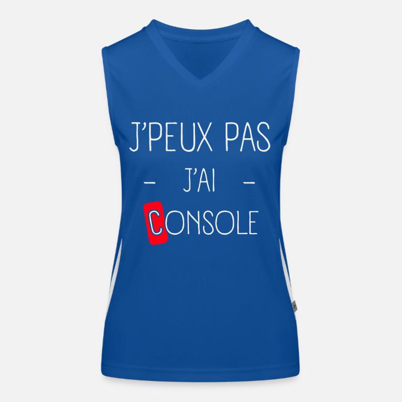 J'peux pas j'ai Console Débardeur respirant contrasté Femme