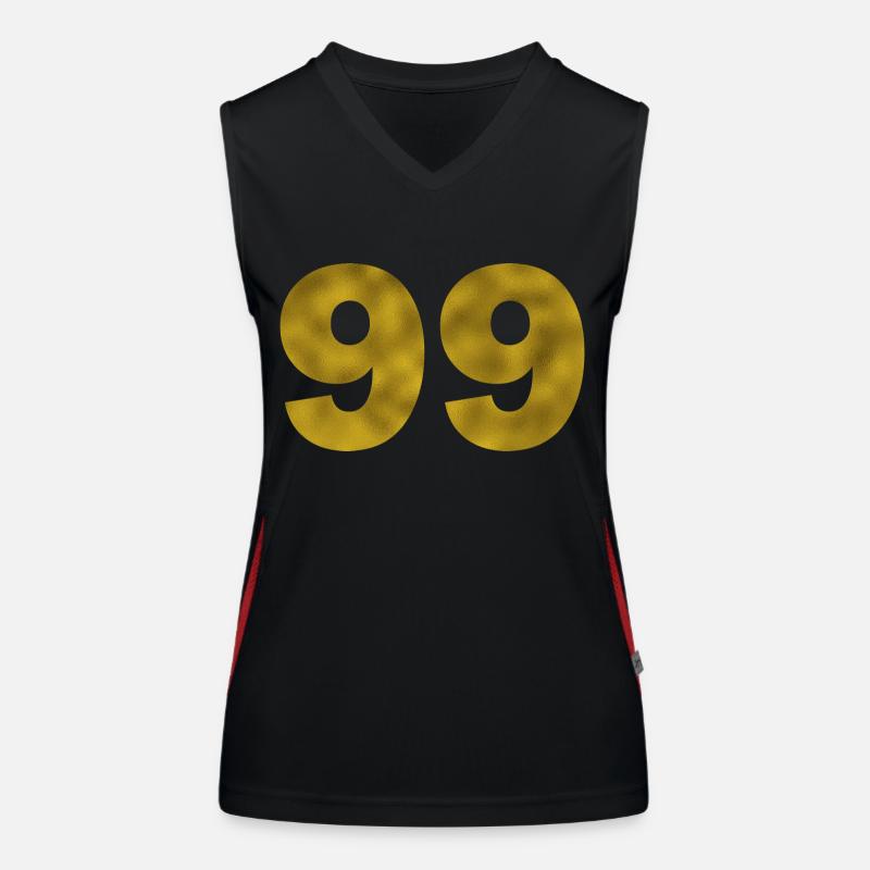 Birthday 99 years Women's Functional Contrast Tank Top