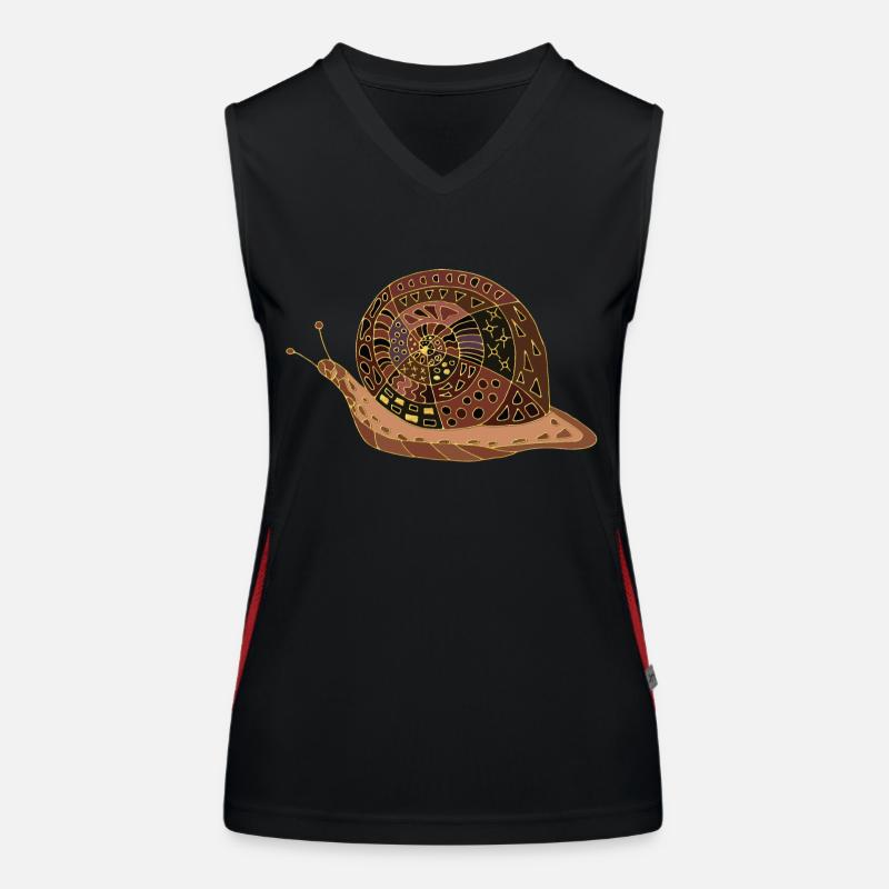 Escargot Débardeur respirant contrasté Femme