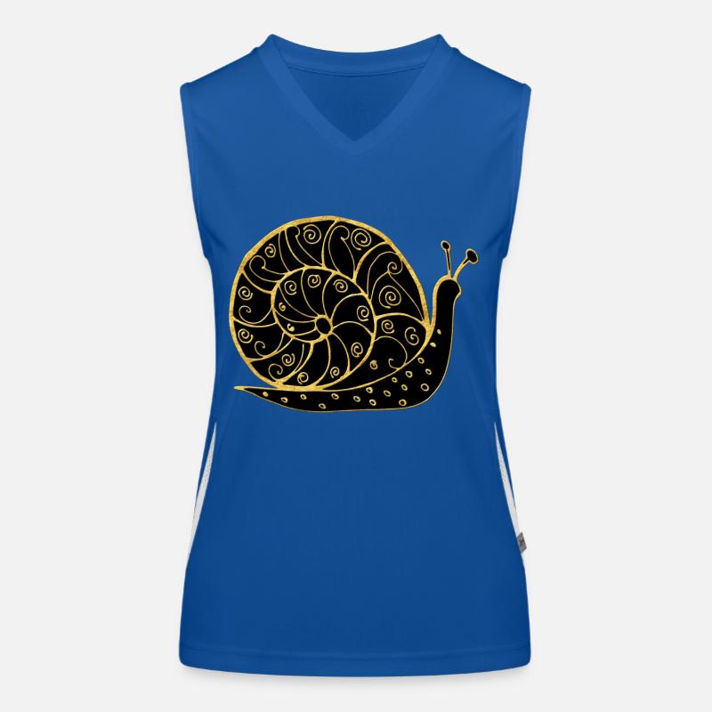 Escargot Débardeur respirant contrasté Femme