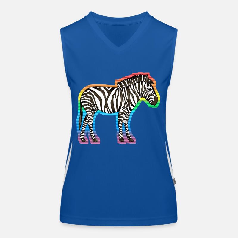 Zebra Women's Functional Contrast Tank Top