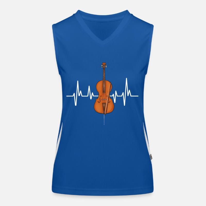 Cello Player Cellist Musician Cello Women's Functional Contrast Tank Top