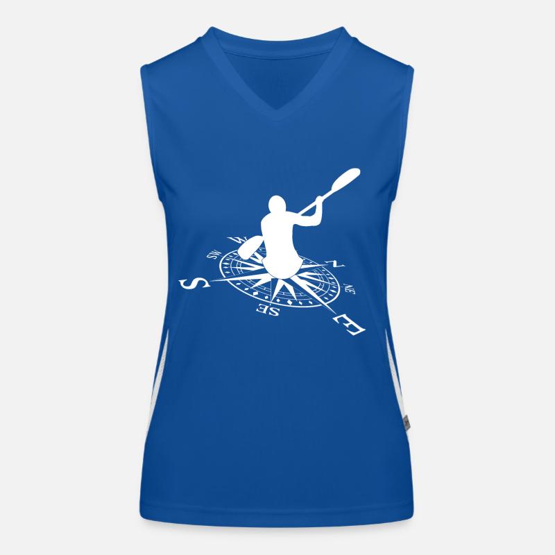 Paddeln Funktionelles Kontrast-Tank Top für Frauen