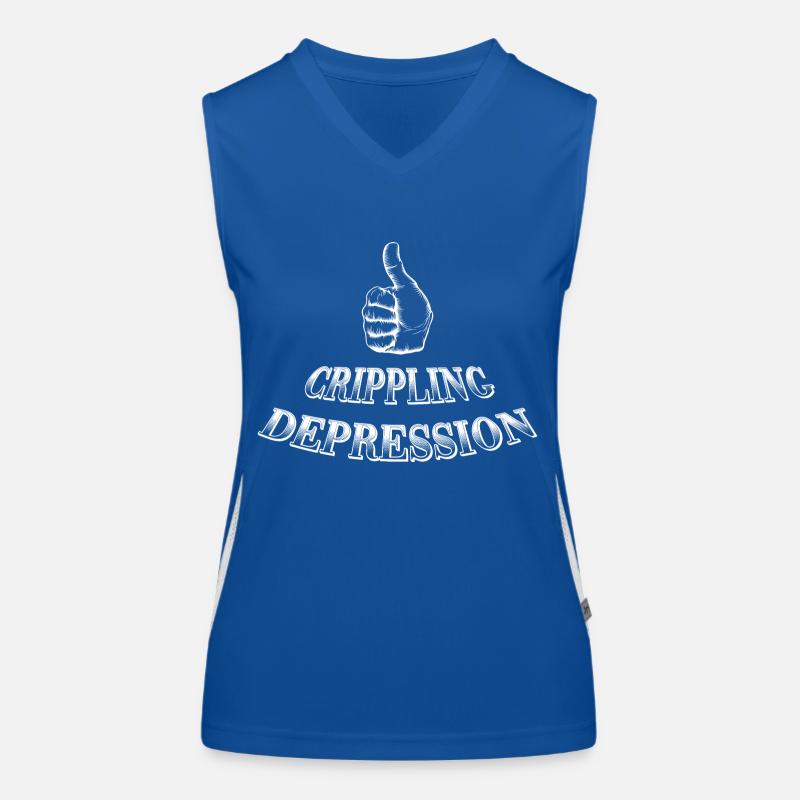 Lähmende Depression Funktionelles Kontrast-Tank Top für Frauen